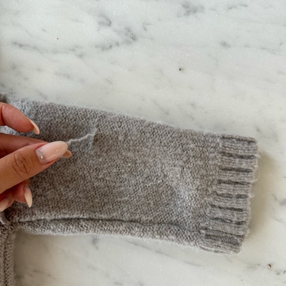 1+ in The Family “RUBEN” Knit Pom hoodie Button up Sweater 18 month - Picture 5 of 7